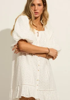 Alannah Embroidered Mini Dress