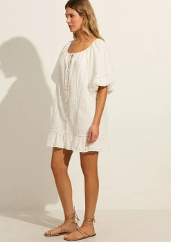Alannah Embroidered Mini Dress
