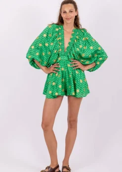 Alicia Playsuit in Arizona Green