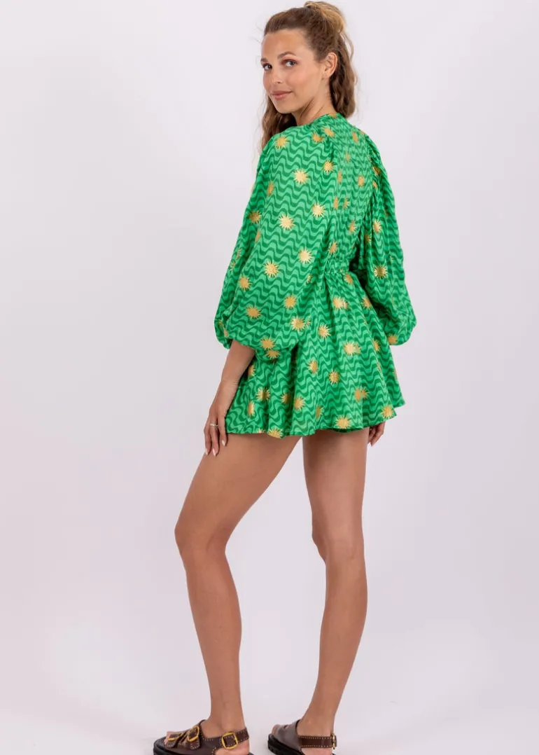 Alicia Playsuit in Arizona Green