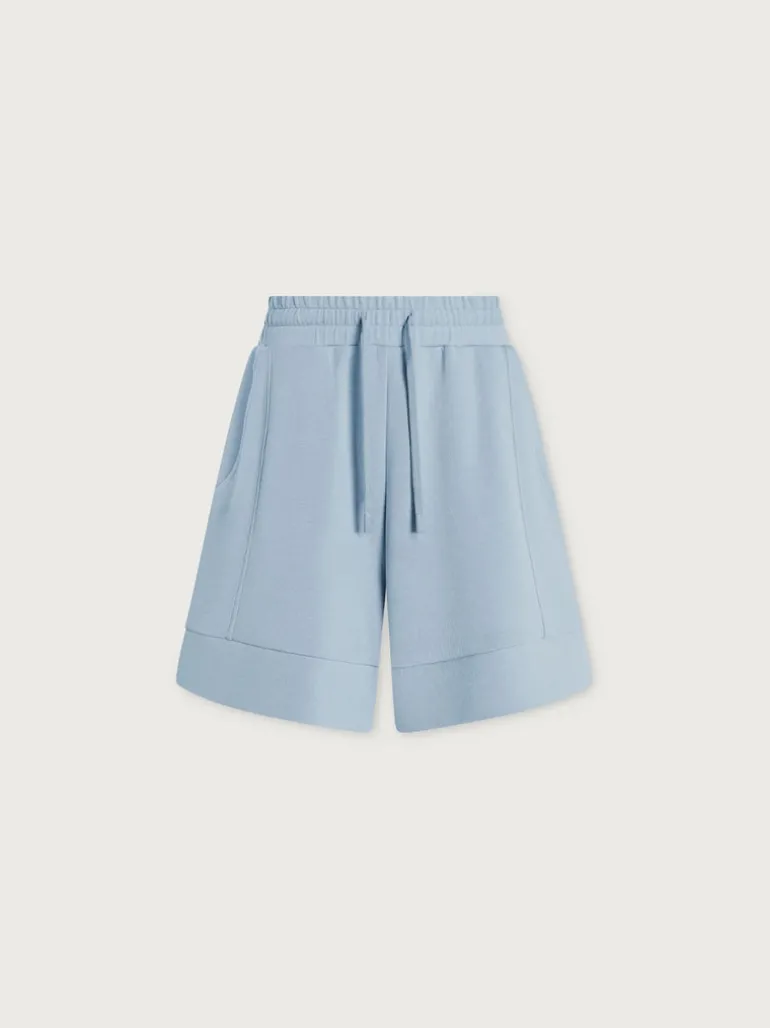 Atrium High Rise Shorts in Cashmere Blue
