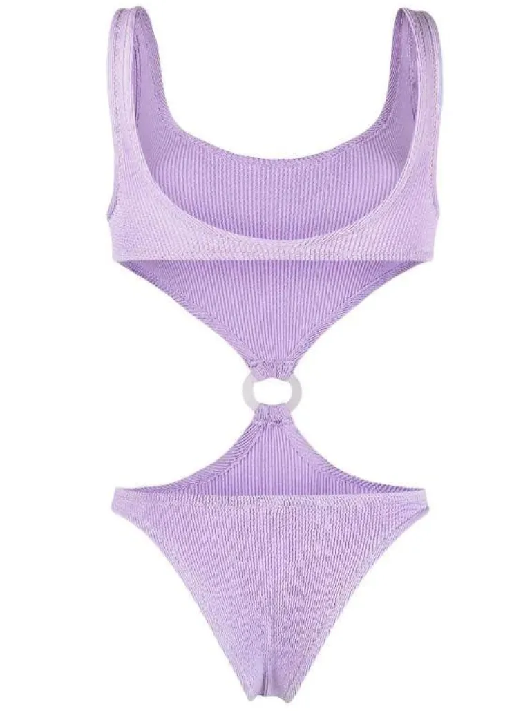 Augusta Scrunch Swimsuit in Lilac