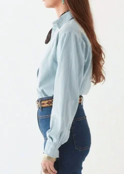 Austin Denim Shirt in Mustang Blue