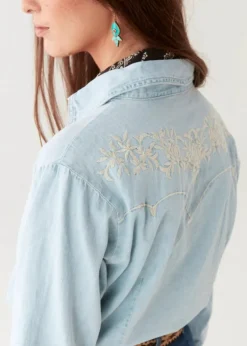 Austin Denim Shirt in Mustang Blue