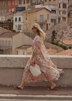 Autum Maxi Dress in Cream