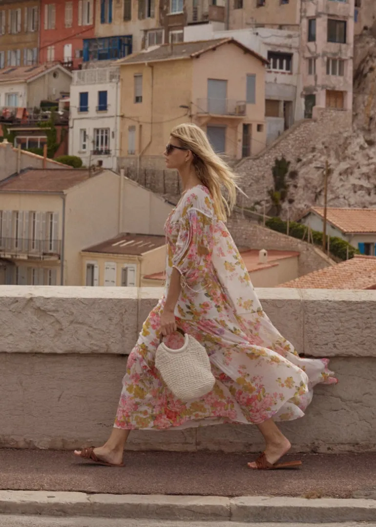 Autum Maxi Dress in Cream