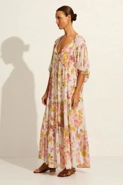 Autum Maxi Dress in Cream