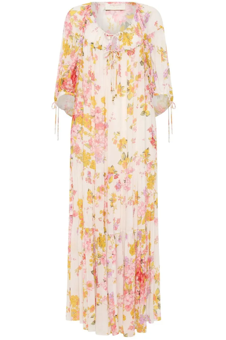 Autum Maxi Dress in Cream