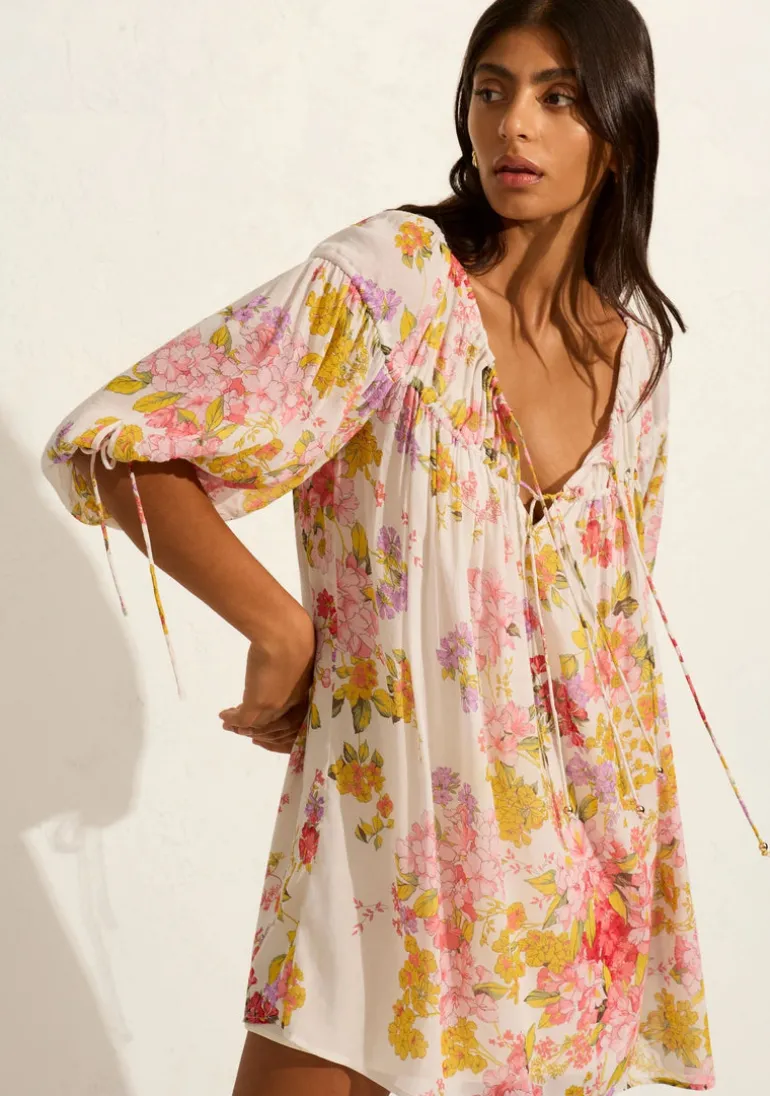 Autum Mini Dress in Cream