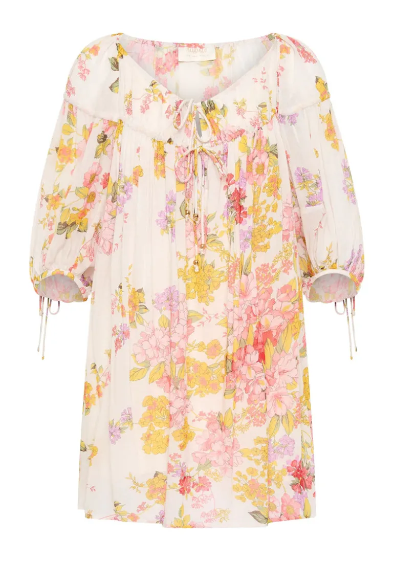 Autum Mini Dress in Cream