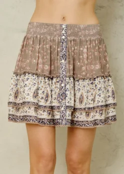Bani Print Mini Skirt