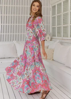 Baptiste Print Delmar Maxi Dress