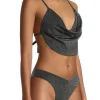 Black Delilah Glitter Bikini Bottom