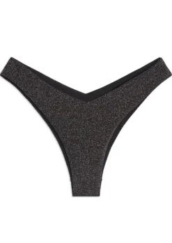 Black Delilah Glitter Bikini Bottom