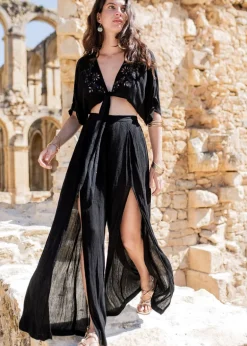 Bonaire Black Pant Set