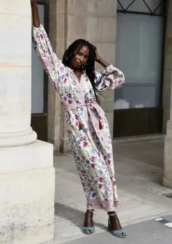 Button Down Maxi Dress Adriana
