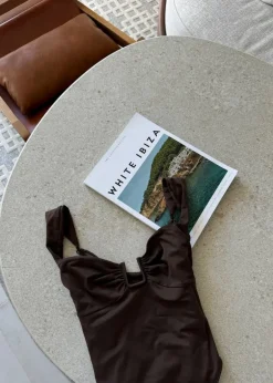 Cannes One Piece Swimsuit in Espresso