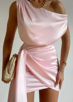 Charisma Mini Dress in Musk