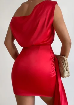 Charisma Mini Dress in Red