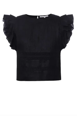 Claudia Top & Shorts Set in Black