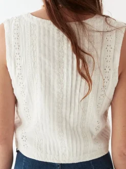 Cotton Embroidered Blouse Francesca