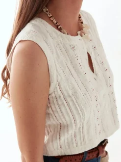 Cotton Embroidered Blouse Francesca