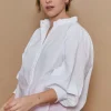 Cotton Frill Collar Blouse