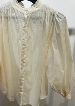 Cotton Frill Collar Blouse