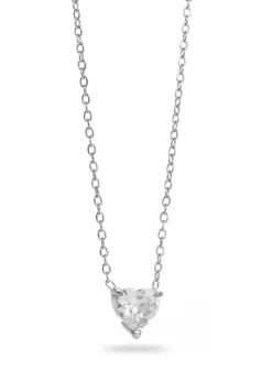 Diamente Heart Pendant Necklace
