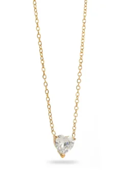 Diamente Heart Pendant Necklace