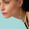 Double Hanging Tassel Earrings