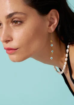 Double Hanging Tassel Earrings