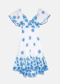 Embroidered Mini Dress Crete