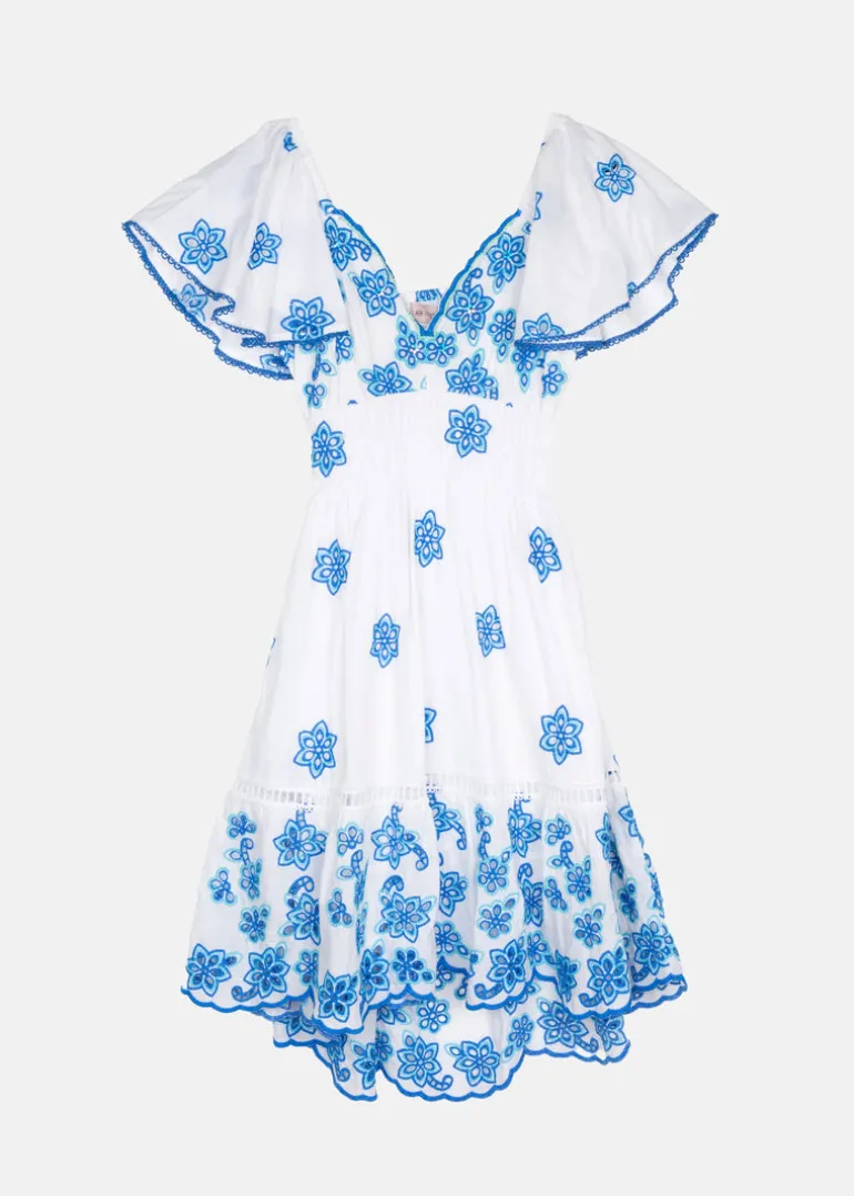 Embroidered Mini Dress Crete