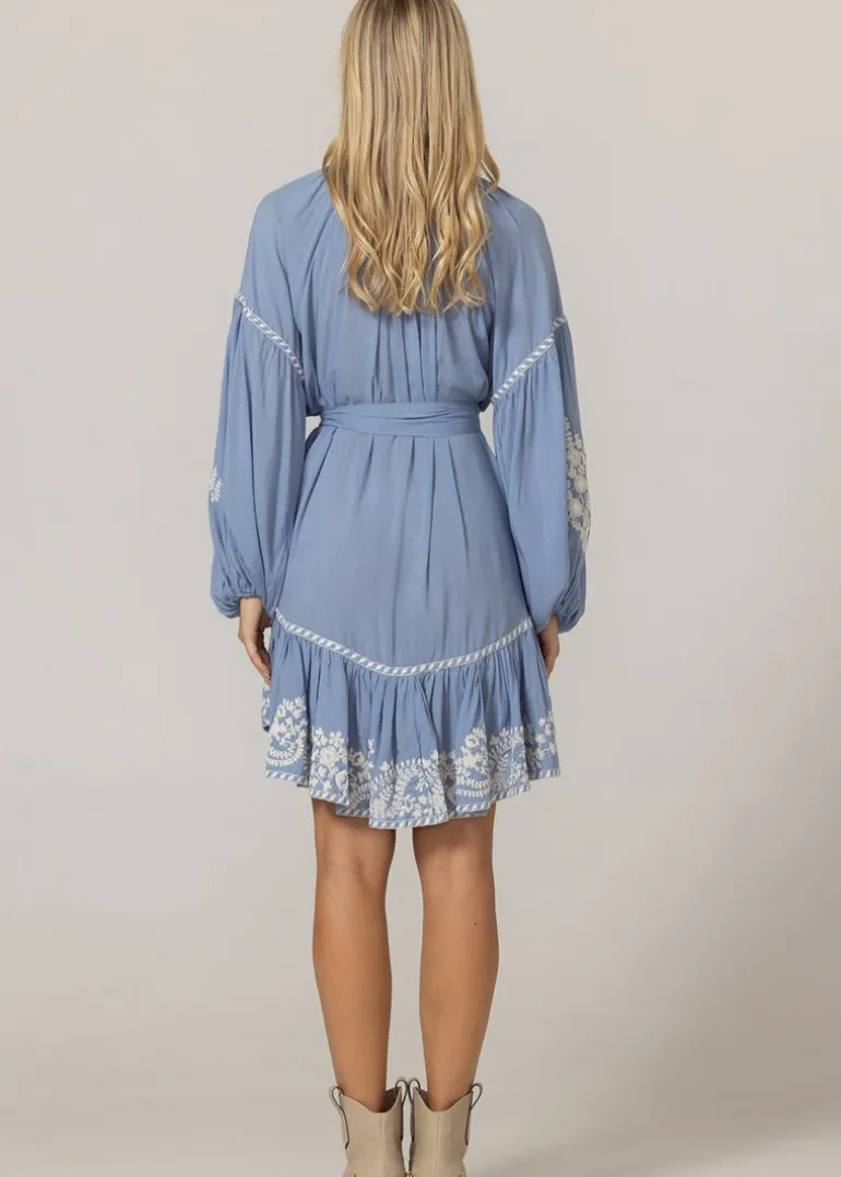 Embroidered Mini Dress Yara