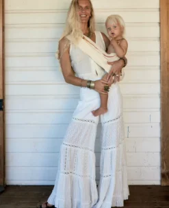 Flare Embroidery Pant Mambo