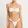 Georgia Brief in White Optic Leopard