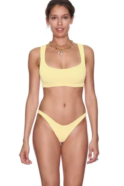 Ginny Boobs Scrunch Bikini Set in Yellow