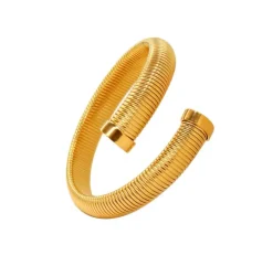 Gold Elastic Bangle