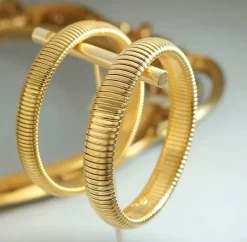 Gold Elastic Bangle