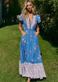 Hailee Print Mika Maxi Dress
