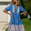Hailee Print Summer Mini Dress