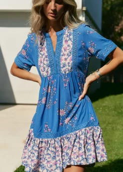 Hailee Print Summer Mini Dress