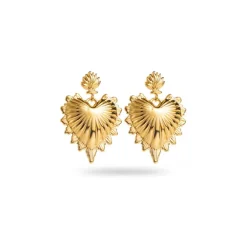 Heart Drop Earrings