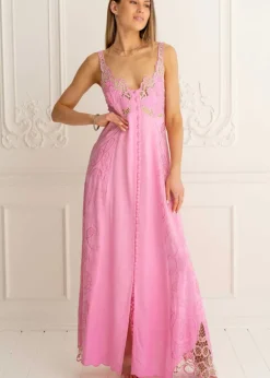 Heavenly Maxi Embroidered Dress