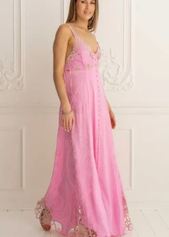 Heavenly Maxi Embroidered Dress