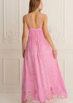 Heavenly Maxi Embroidered Dress