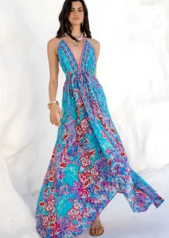 Hi Low Dress in Mallorca Print