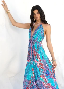 Hi Low Dress in Mallorca Print