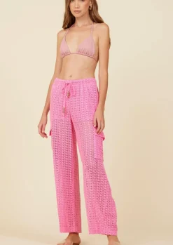 Hot Pink Crochet Cargos